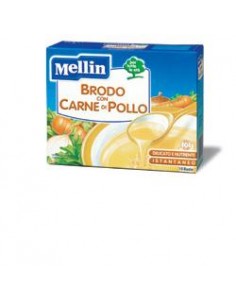 Mellin brodo carne pollo 10 bustine x 5 g