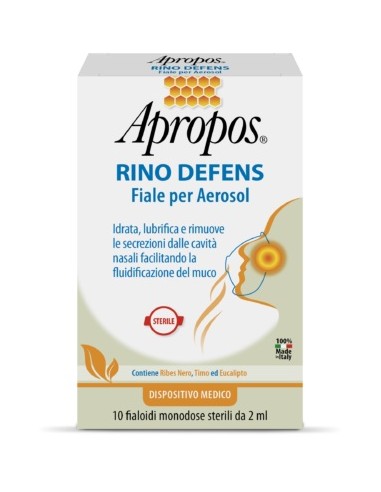 Apropos rino defens 10 fiale per aerosol 2 ml