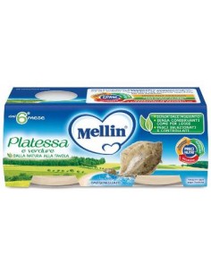 Mellin omogeneizzato platessa 2x80 g