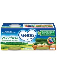 Mellin omogeneizzato zucchine 2 x 80 g