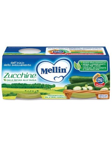 Mellin omogeneizzato zucchine 2 x 80 g