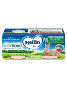 Mellin omogeneizzato coniglio 2 x 80 g