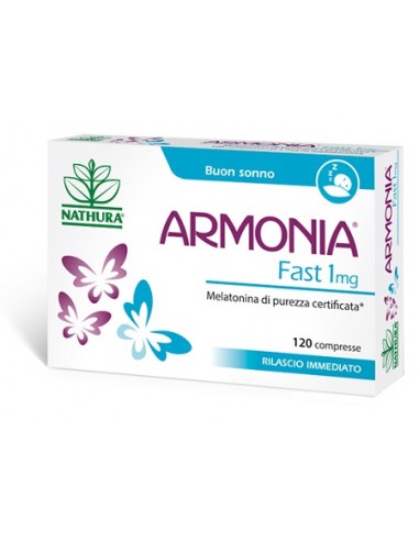 Armonia fast 1 mg melatonina 120 compresse