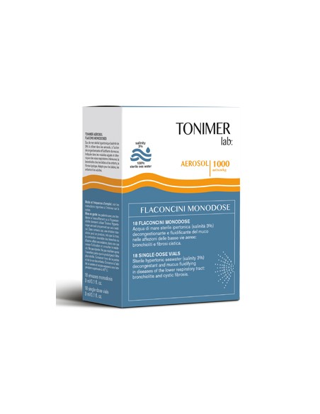 Tonimer lab aerosol 18 flaconcini 3 ml monodose