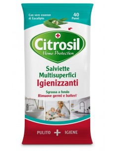 Citrosil salviette igienizzanti eucalipto 40 pezzi