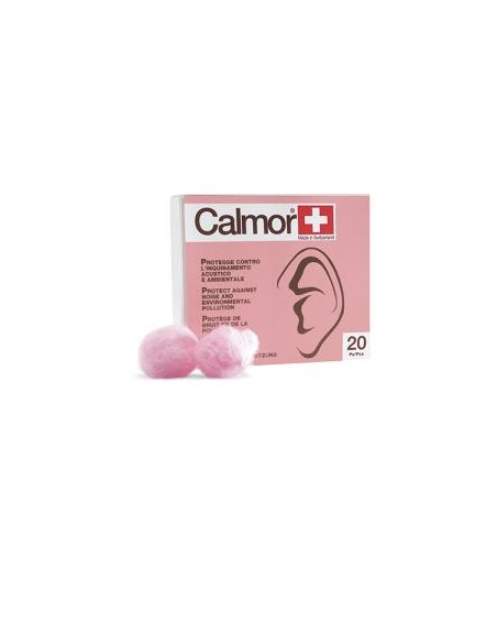 Tappo auricolare antisuono in cera naturale calmor 12 pezzi codice articolo 22038