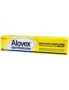 Alovex dentizione gel per neonati con morbido applicatore 10ml