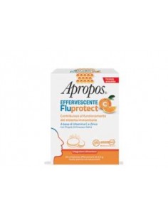 Apropos fluprotect c compresse effervescenti gusto arancia 20cpr