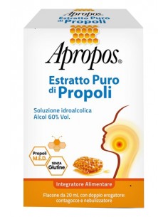 Apropos estratto puro di propoli spray+contagocce 20 ml