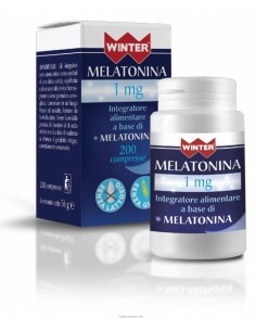 Winter melatonina 1mg integratore alimentare 200 compresse
