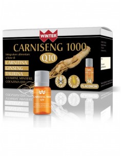 Winter carniseng 1000 Q10 integratore alimentare 14 flaconcini