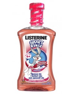 Listerine smart rinse collutorio per bambini anni 6+ 500ml