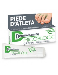 Dermovitamina Micoblock Crema per la prevenzione e il trattamento di micosi cutanee e del piede 30ml
