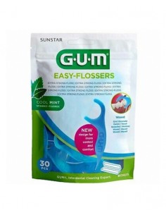 Gum Easy Flossers Forcella 30 Pezzi New