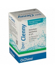 Clenny Iper soluzione ipertonica al 3% 20 flaconcini monodose da 5ml