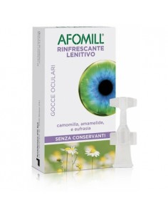 Afomill rinfrescante senza conservanti 10 fiale da 0,5 ml