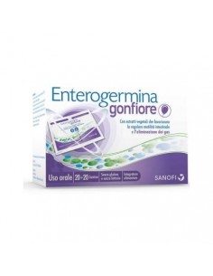Enterogermina gonfiore 20 bustine bipartite