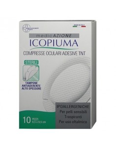 Compresse oculari adesive sterili 10 pezzi