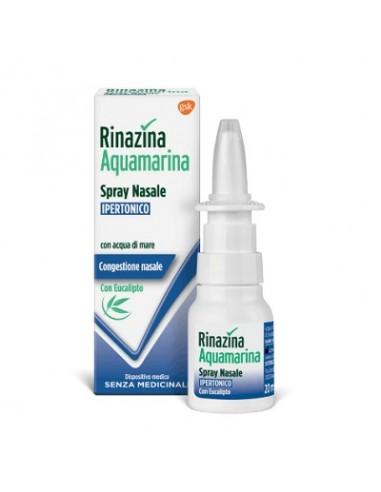 Rinazina aquamarina spray nasale ipertonico con eucalipto 20 ml