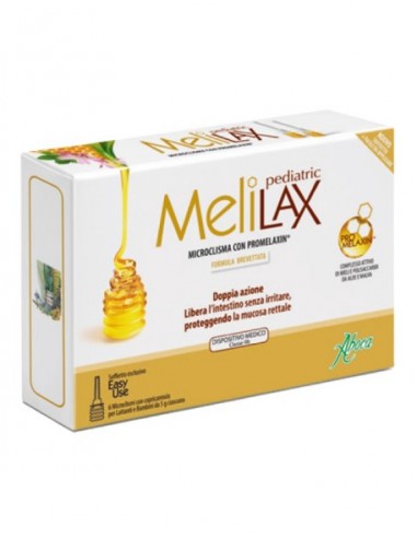Melilax pediatric microclismi 6 pezzi 5 g