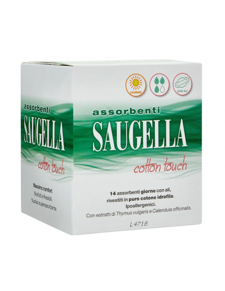 Saugella cotton touch assorbenti giorno 14 pezzi taglio prezzo