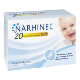 Ricarica usa e getta per aspiratore nasale narhinel 20 pezziusa e getta soft
