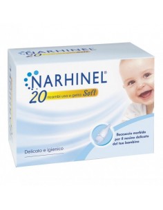 Ricarica usa e getta per aspiratore nasale narhinel 20 pezziusa e getta soft