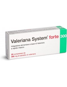 Valeriana system forte 20 compresse