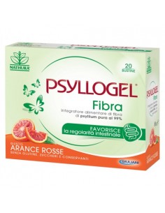 Psyllogel fibra arance rosse 20 bustine
