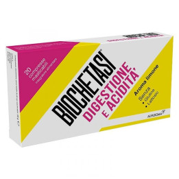 Biochetasi digestione e acidita' 20 compresse masticabili aroma limone