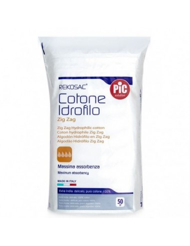Cotone idrofilo pic rekosac zig zag 50 g