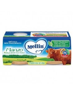Mellin omogeneizzato manzo 2 x 80 g