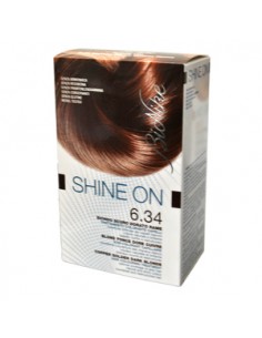 Bionike Shine on trattamento colorante capelli - biondo scuro dorato rame 6. 34