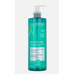 Aderma biology ac gel detergente schiumogeno purificante 400 ml
