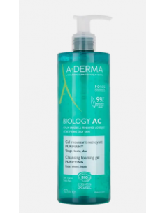 Aderma biology ac gel detergente schiumogeno purificante 400 ml