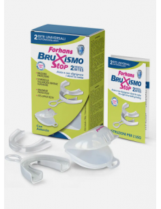 Bite universali automodellanti bruxismo stop forhans 2 pezzi