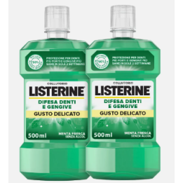 Listerine denti & gengive gusto delicato 2 x 500 ml