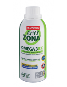 Enerzona Omega 3 Rx integratore alimentare di acidi grassi omega3 240 Capsule da 1g
