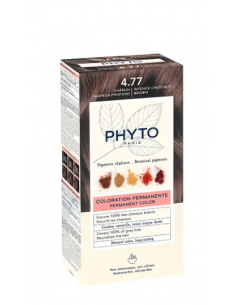 Color kit 4,77 castano marrone intenso 1 latte 50 ml + 1 crema 50 ml + 1 maschera 12 ml