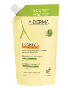 Exomega control olio lavante emolliente ricarica 500 ml