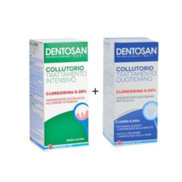 Dentosan Collutorio Bipack 0,12% 200 ml + 0,05% Quotidiano 200 ml