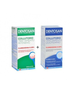 Dentosan Collutorio Bipack 0,12% 200 ml + 0,05% Quotidiano 200 ml