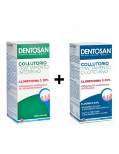 Dentosan Collutorio Bipack 0,2% Intensivo 200 ml + 0,05%
