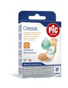 Cerotto pic classic 19x72 mm antibatterico 20 pezzi