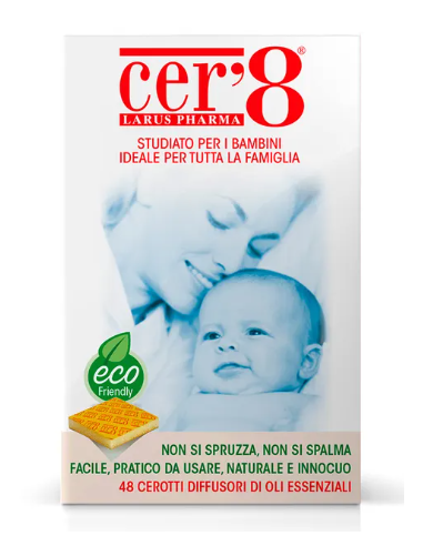 Cer'8 cuscinetti adesivi anti zanzare scatola da 48 cuscinetti