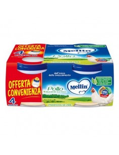Mellin omogeneizzato pollo 4x80 g