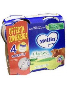 Mellin omogeneizzato manzo 4x80 g