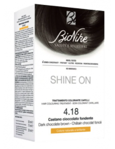 Shine on castano cioccolato fondente 4,18 flacone 75 ml + tubo 50 ml