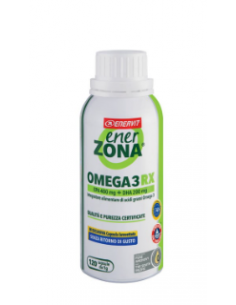 Enerzona Omega 3 Rx integratore alimentare di acidi grassi Omega3 120 Capsule da 1g