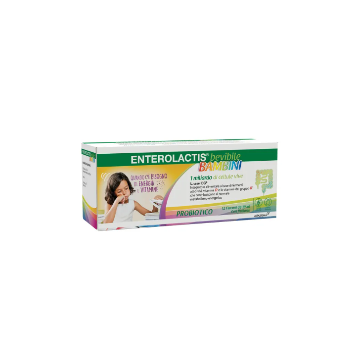 Enterolactis Bevibile Bambini 12 Flaconi 10ml